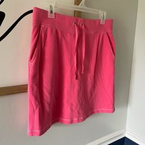 Land’s End French Terry Pull on Skirt Pink Sz 6-8